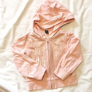 Baby Gap sequined pink hoodie, 3 years